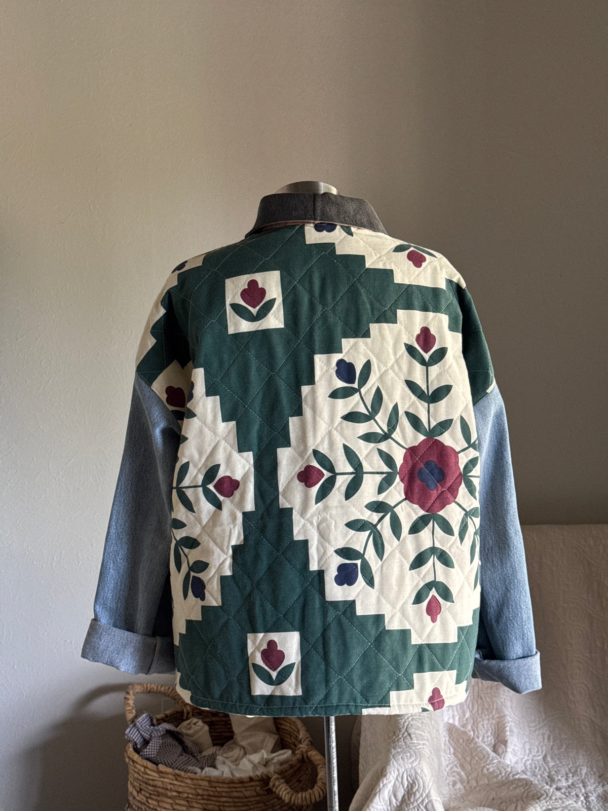Joseph Handcrafted Vintage Quilt Jacket