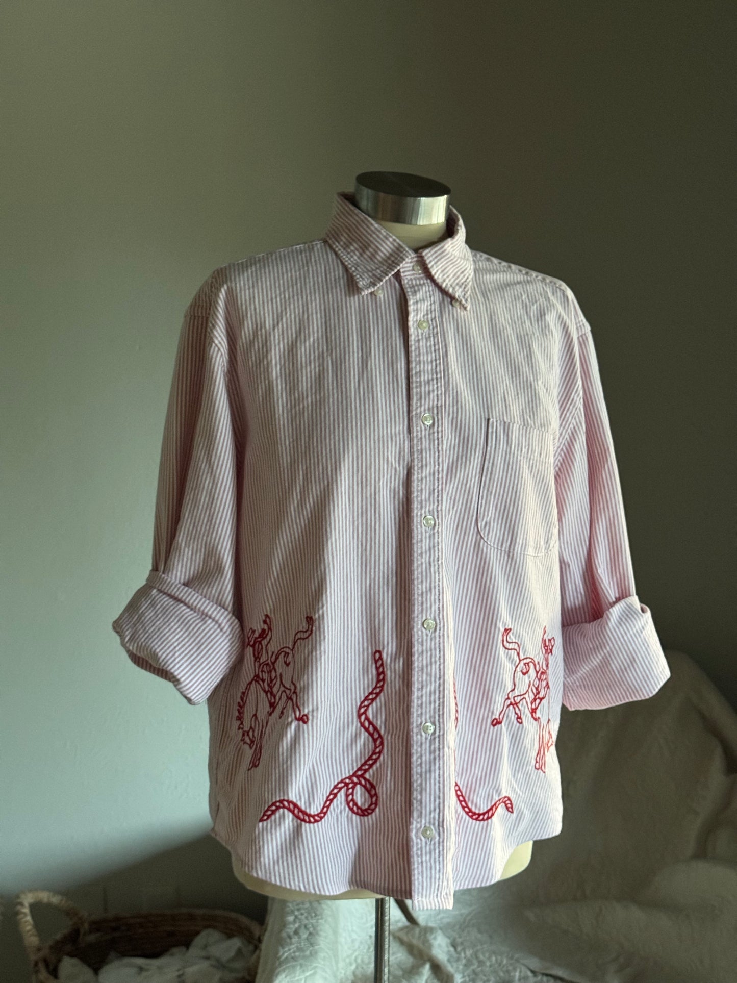 Jackson Handcrafted Embroidered Button Down