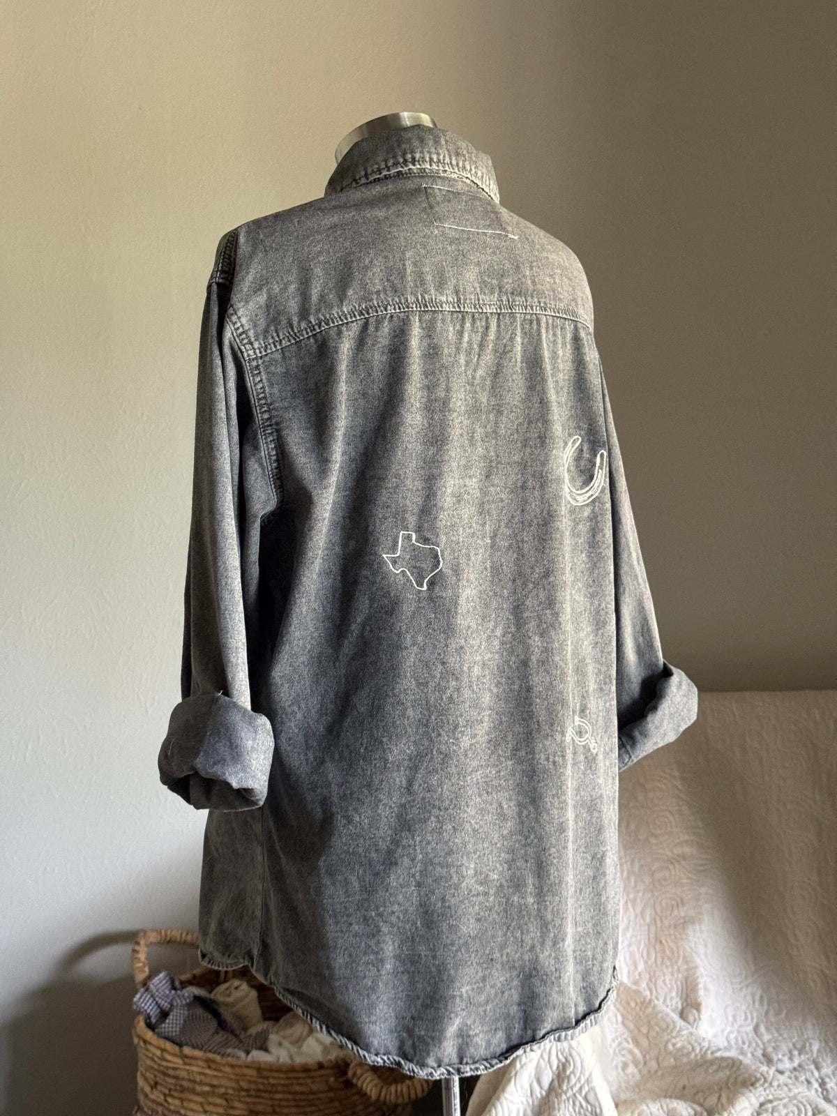 Jaxson Handcrafted Embroidered Button Down