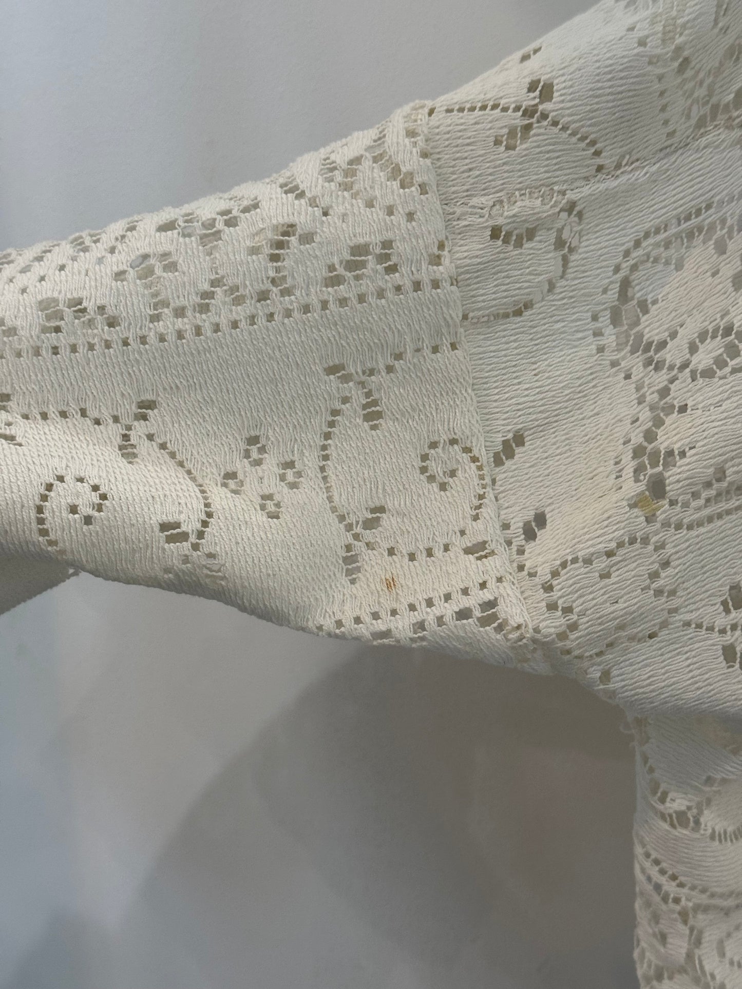 Ladell Handcrafted Vintage Shacket In Milk