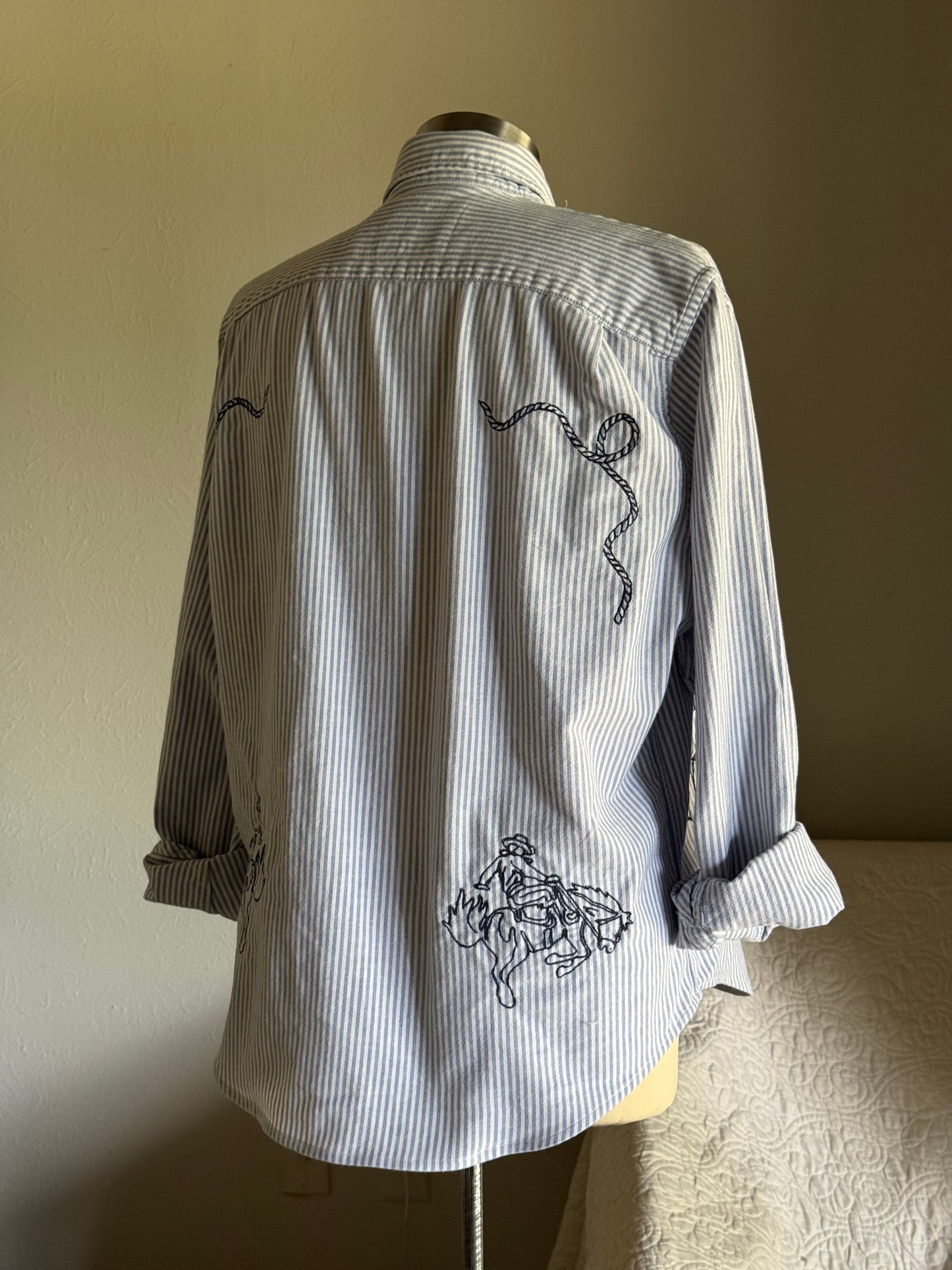 Jaxson Handcrafted Embroidered Button Down