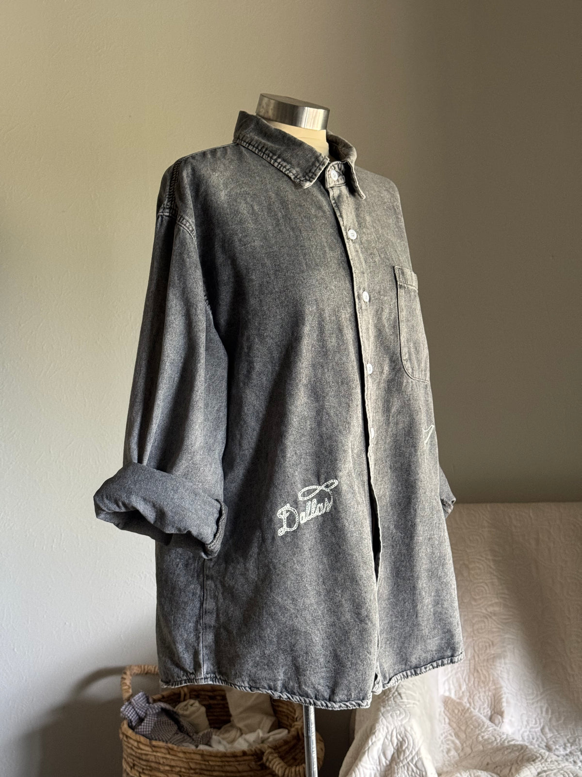 Jaxson Handcrafted Embroidered Button Down