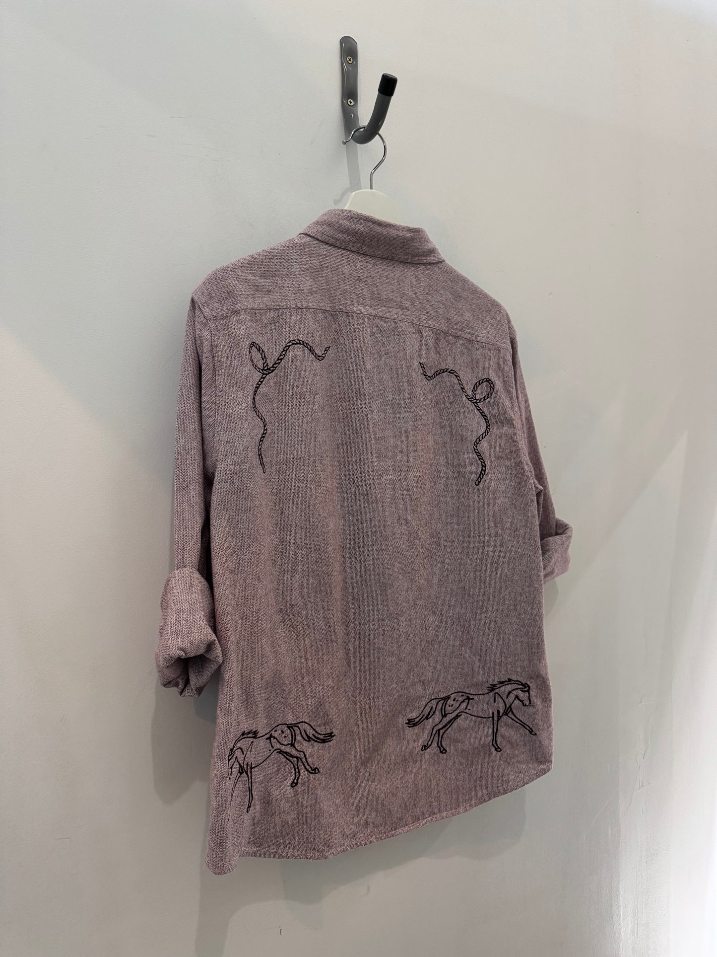 Jaxson Handcrafted Embroidered Button Down Shacket