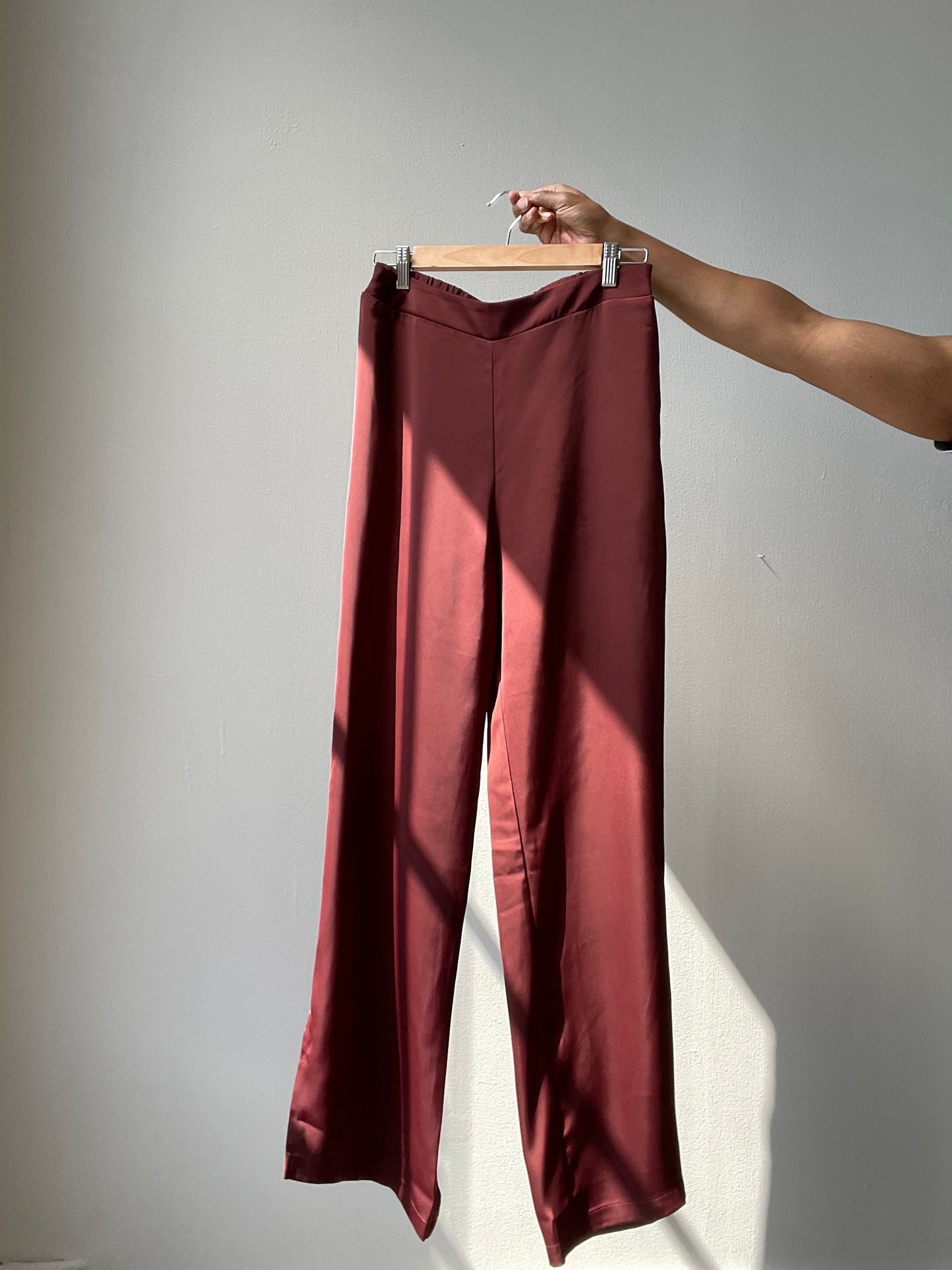 Lamesa Like Butter Pants In Merlot