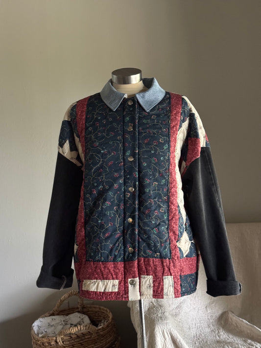 Joseph Handcrafted Vintage Quilt Jacket