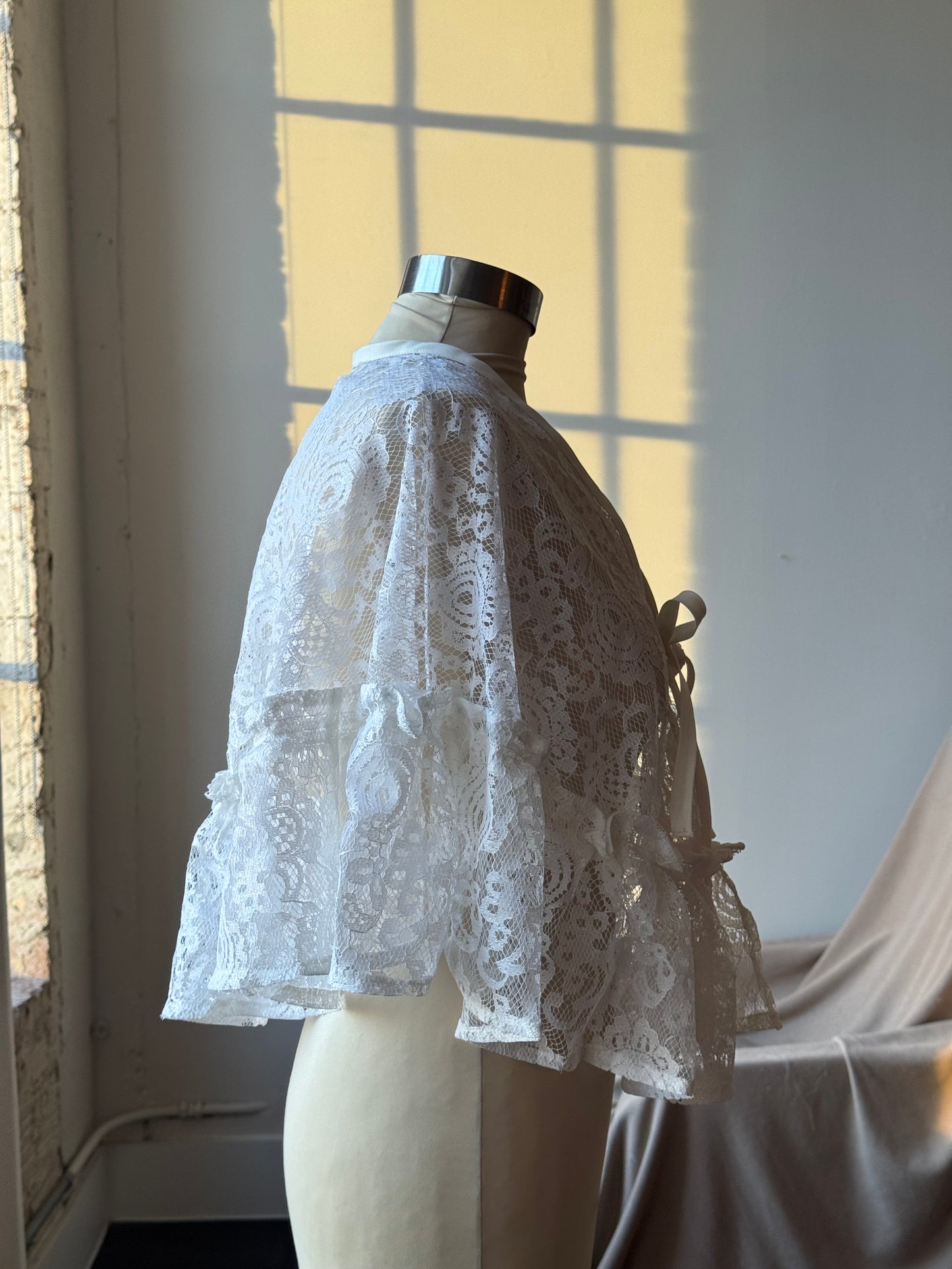 Jernigan Handcrafted Vintage Lace Cape