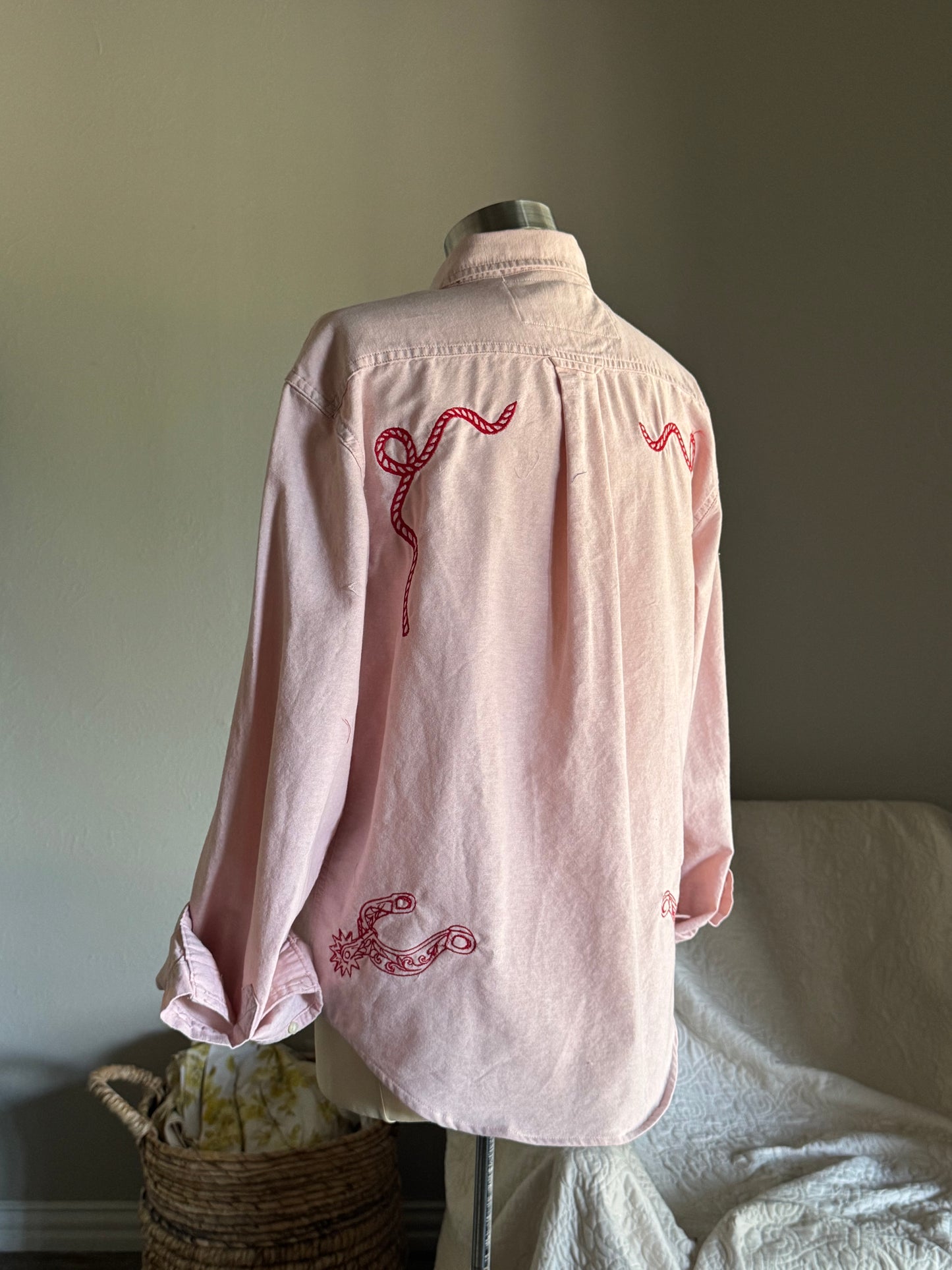 Jaxson Handcrafted Embroidered Button Down