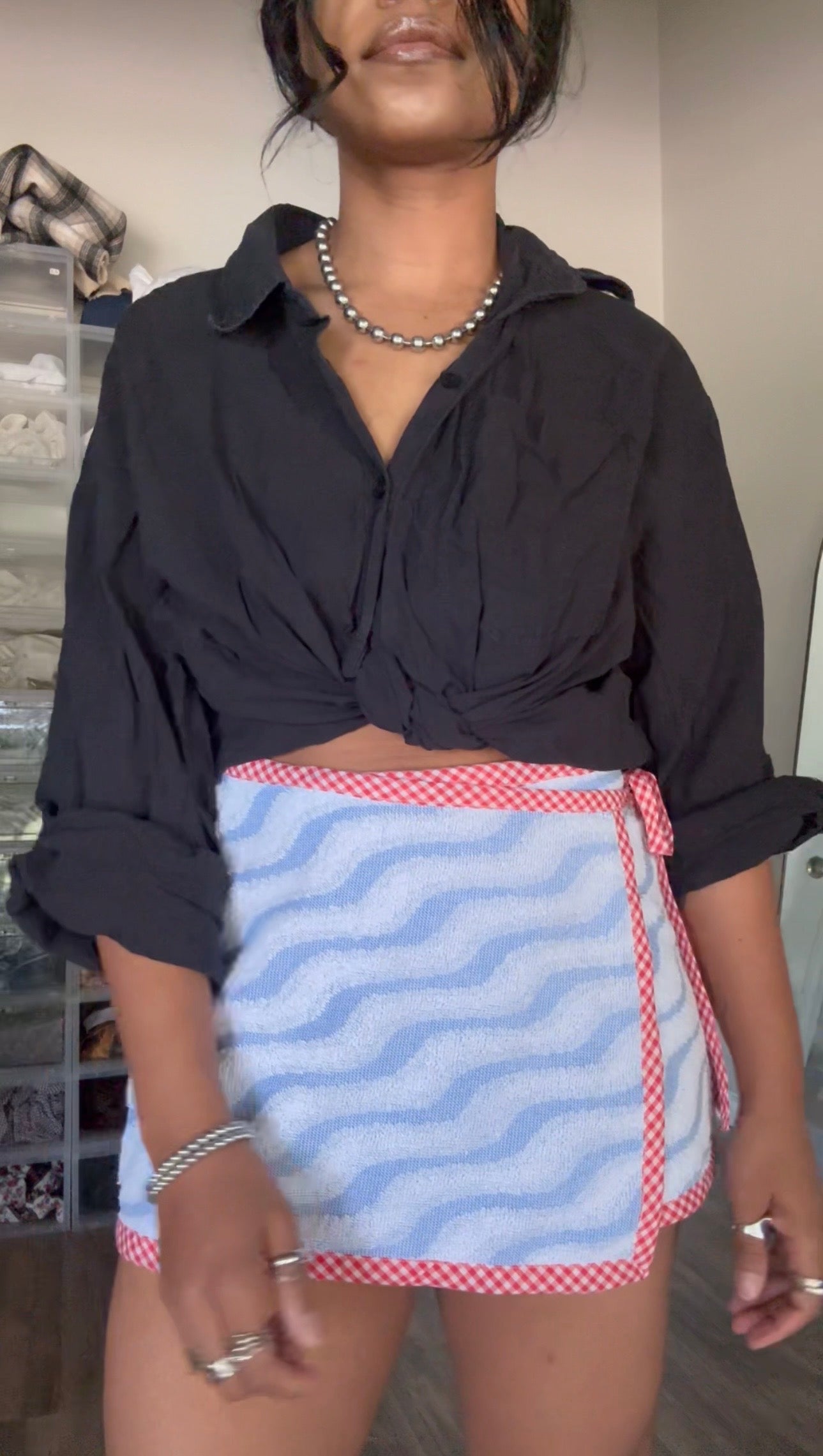 Delaney Handcrafted Towel Wrap Skirt
