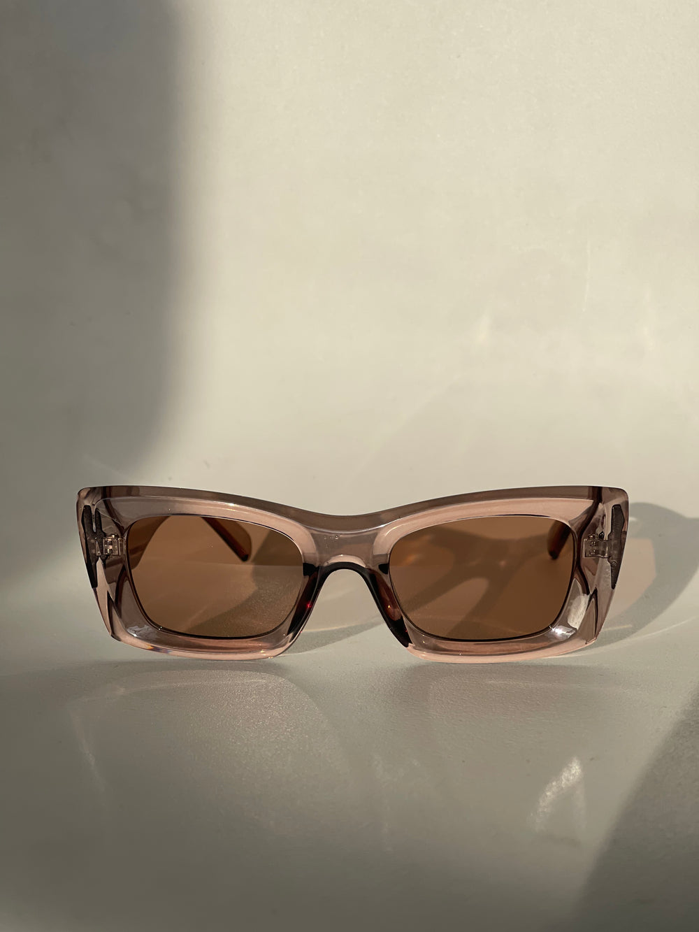Paisley Retro Cut Sunglasses In Brown