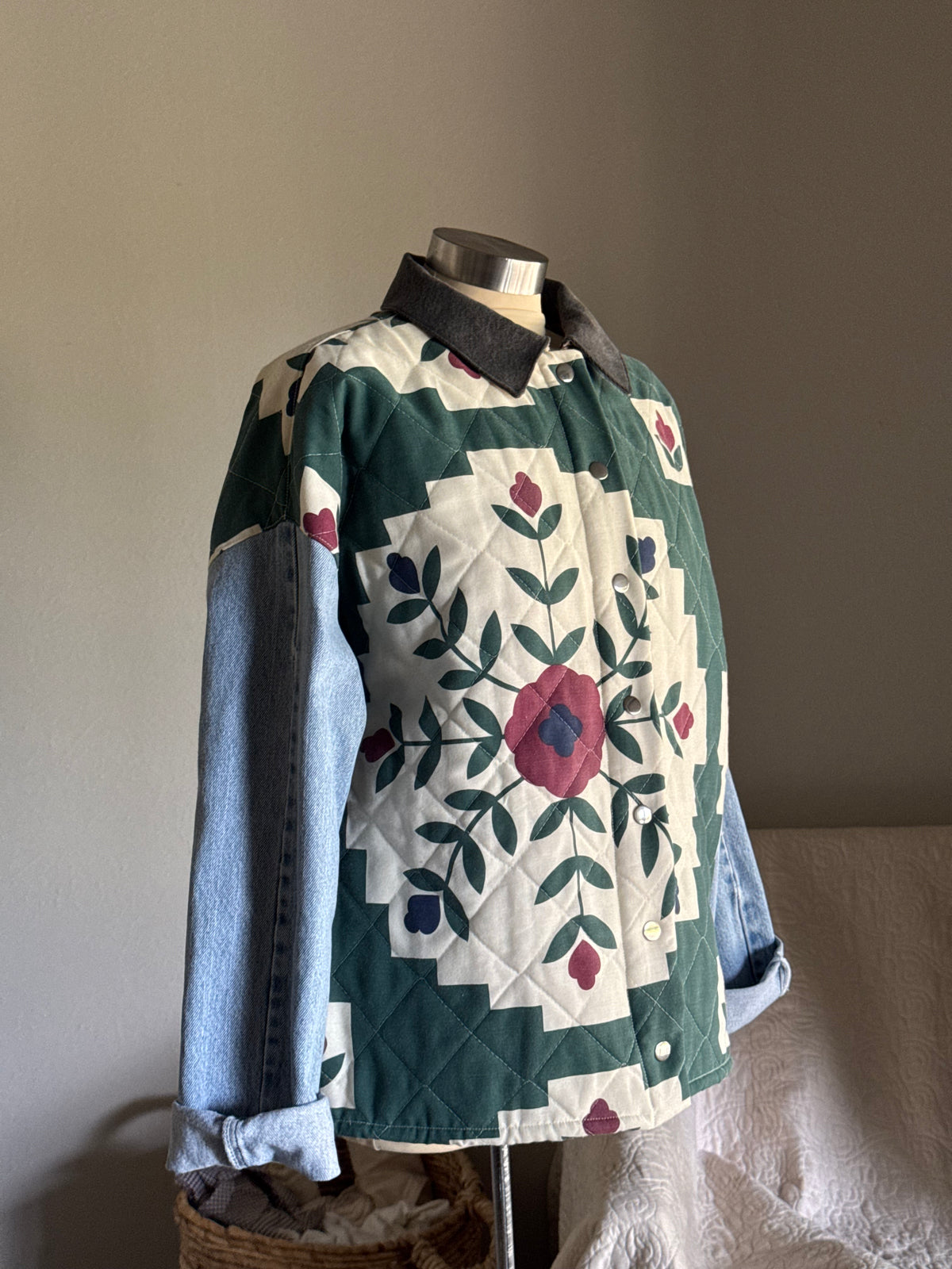 Joseph Handcrafted Vintage Quilt Jacket