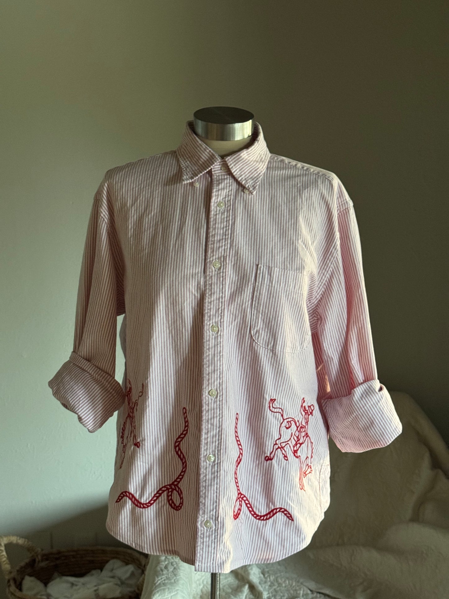 Jackson Handcrafted Embroidered Button Down