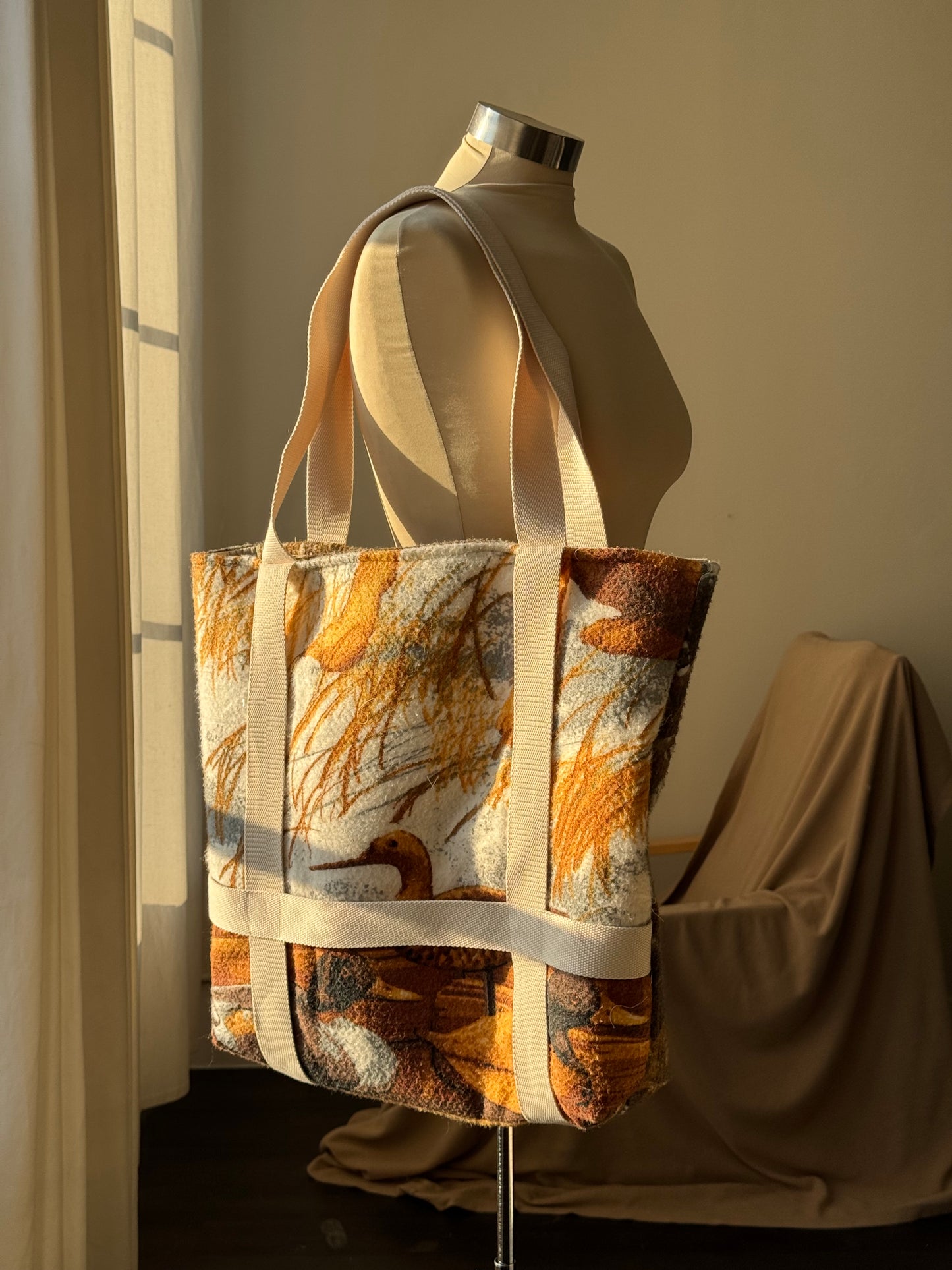 Magnus Handcrafted Tote Hat Holder Bag