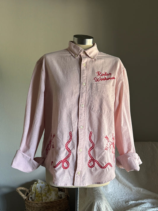 Jaxson Handcrafted Embroidered Button Down