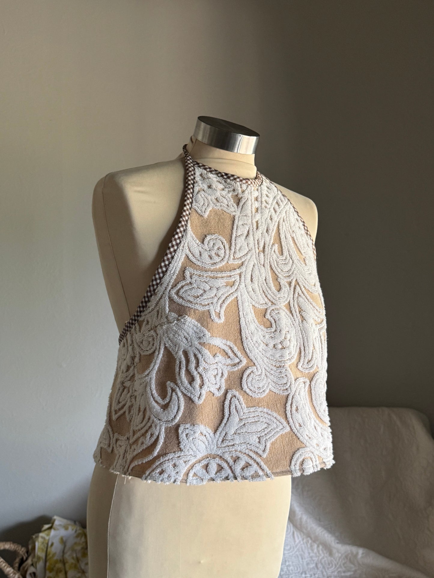 Brenda Handcrafted Towel Halter Top (2nd)