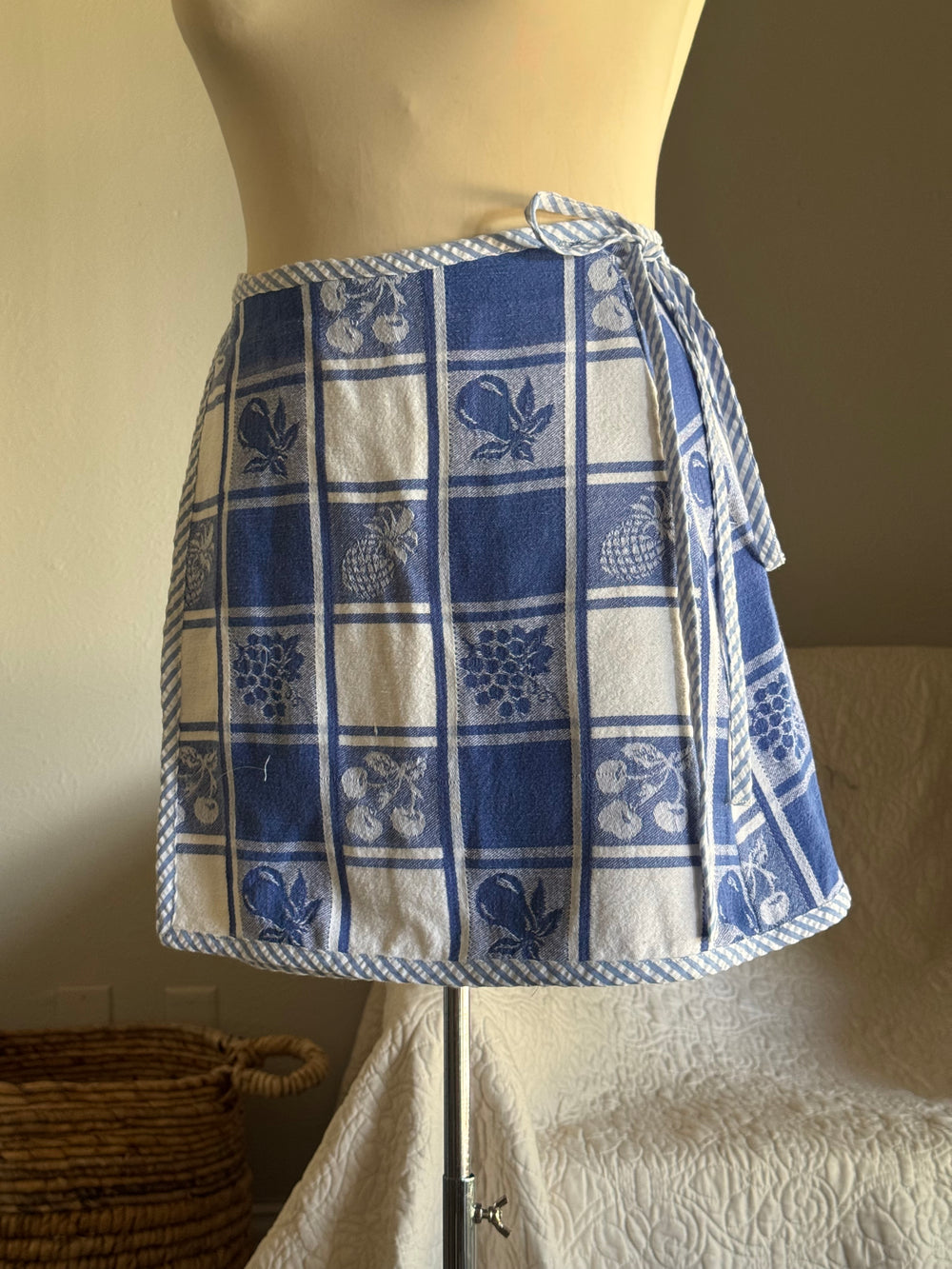 Delaney Handcrafted Vintage Wrap Skirt