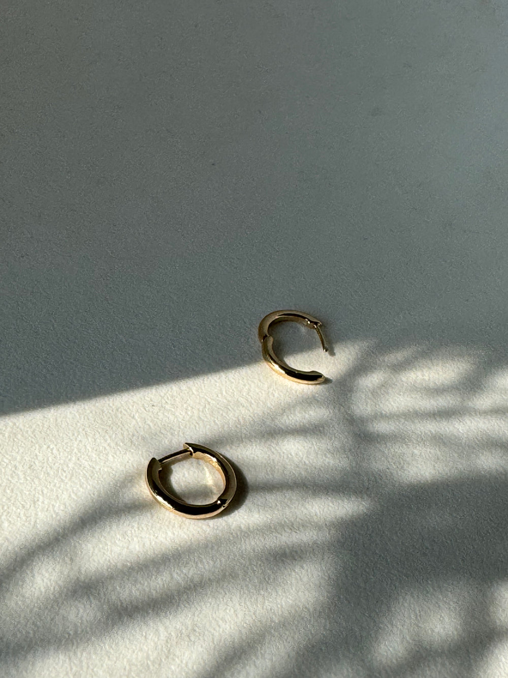 Katie Classic Gold Dipped Mini Hug Hoop Earring In Gold