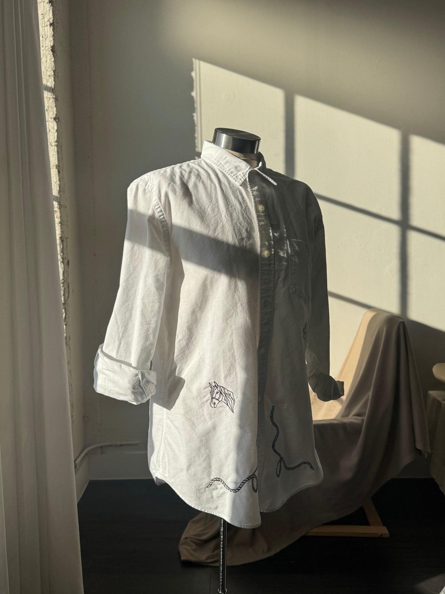 Jaxson Handcrafted Embroidered Button Down