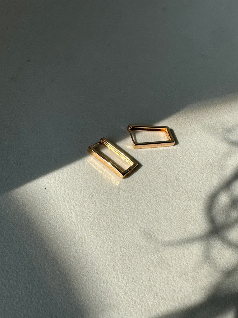 Ricky’s Rectangle Hug Hoop Earring In Gold