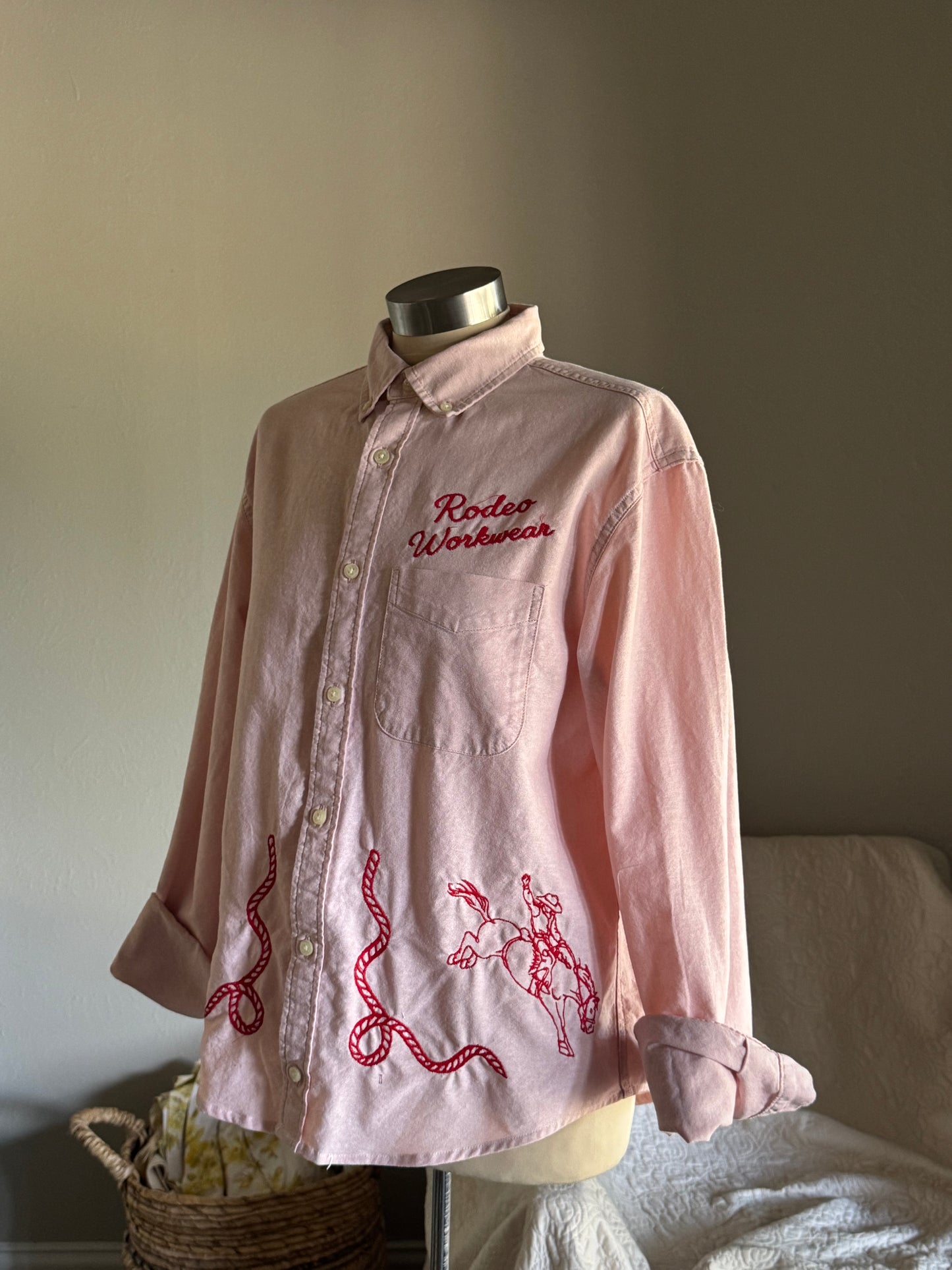 Jaxson Handcrafted Embroidered Button Down