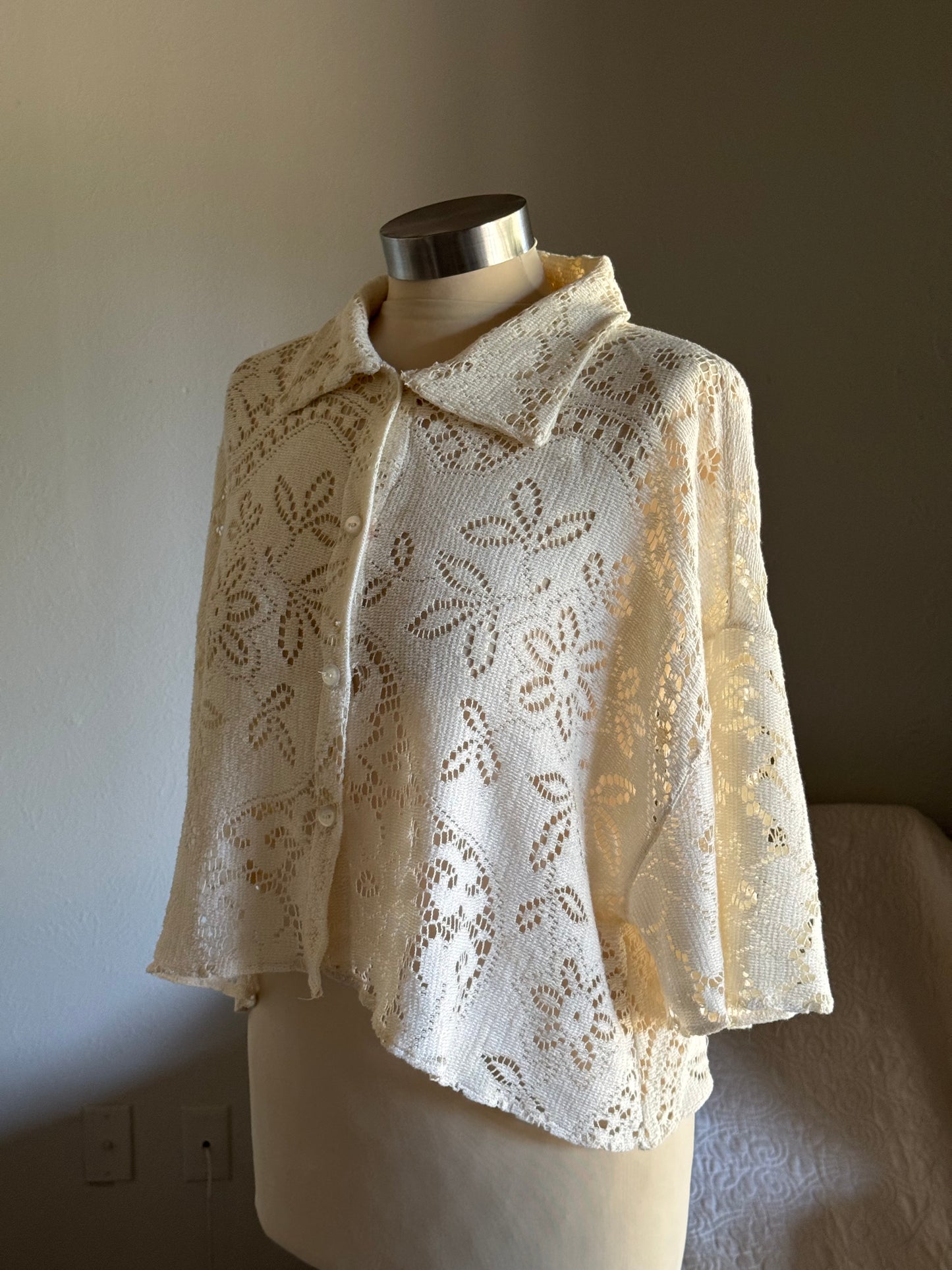 Judy Handcrafted Vintage Button Down In Natural
