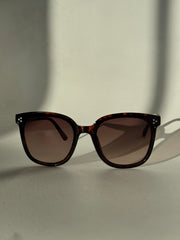 Dave Tri Stud Classic Sunglasses In Tortoise