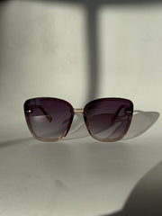Cherie 70s Style Sunglasses In Taupe