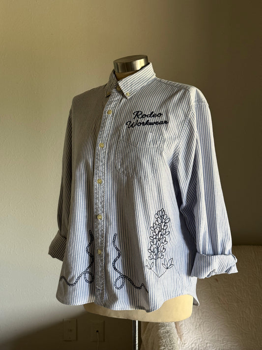 Jaxson Handcrafted Embroidered Button Down