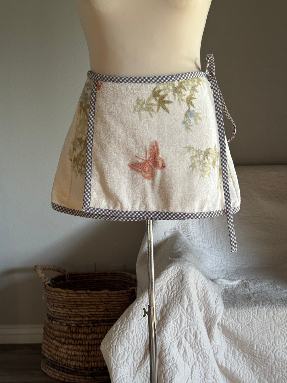 Handcrafted Towel Wrap Skirt