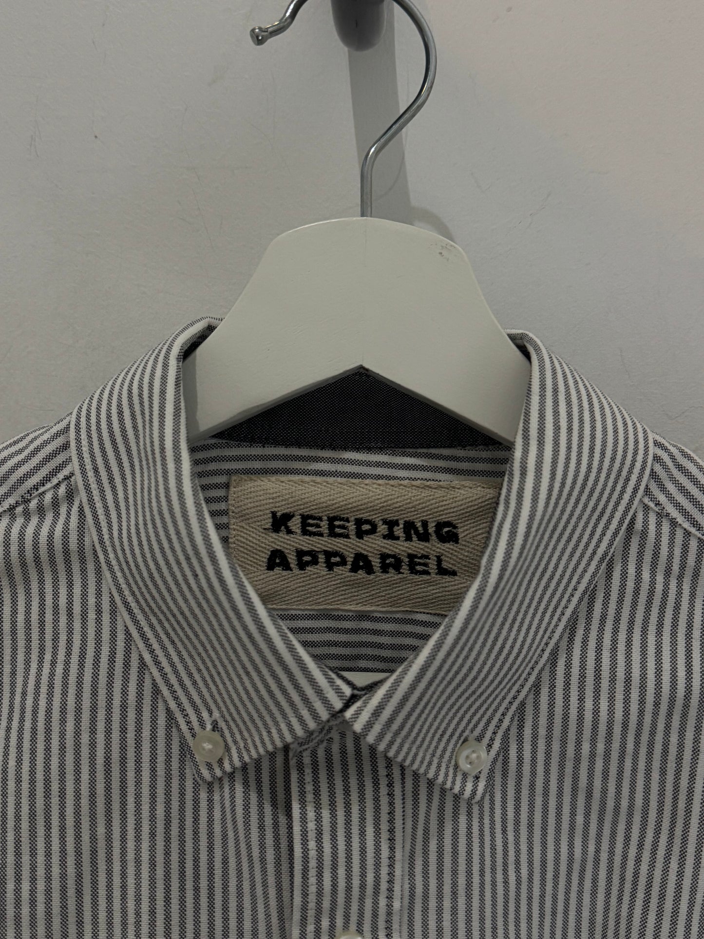 Lawrence Handcrafted Cropped Cotton long sleeve Button Down