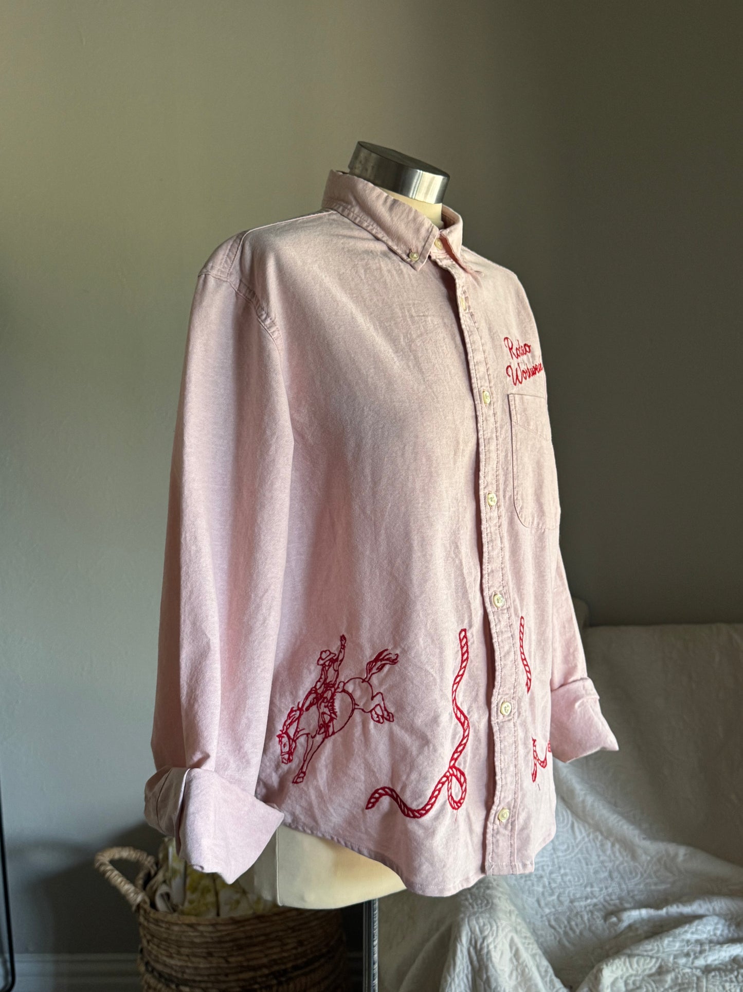 Jaxson Handcrafted Embroidered Button Down