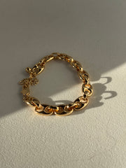 Reagan Chain Link Bracelet In Gold