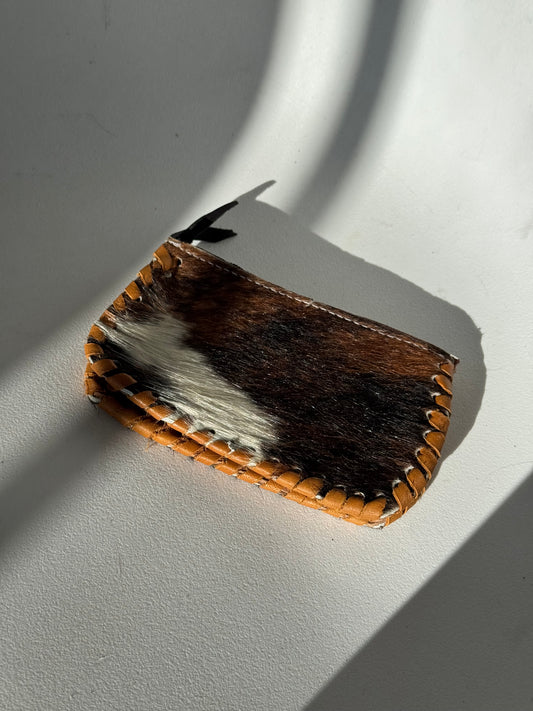 Able Artisan Genuine Leather Wallet Pouch In Cowhide