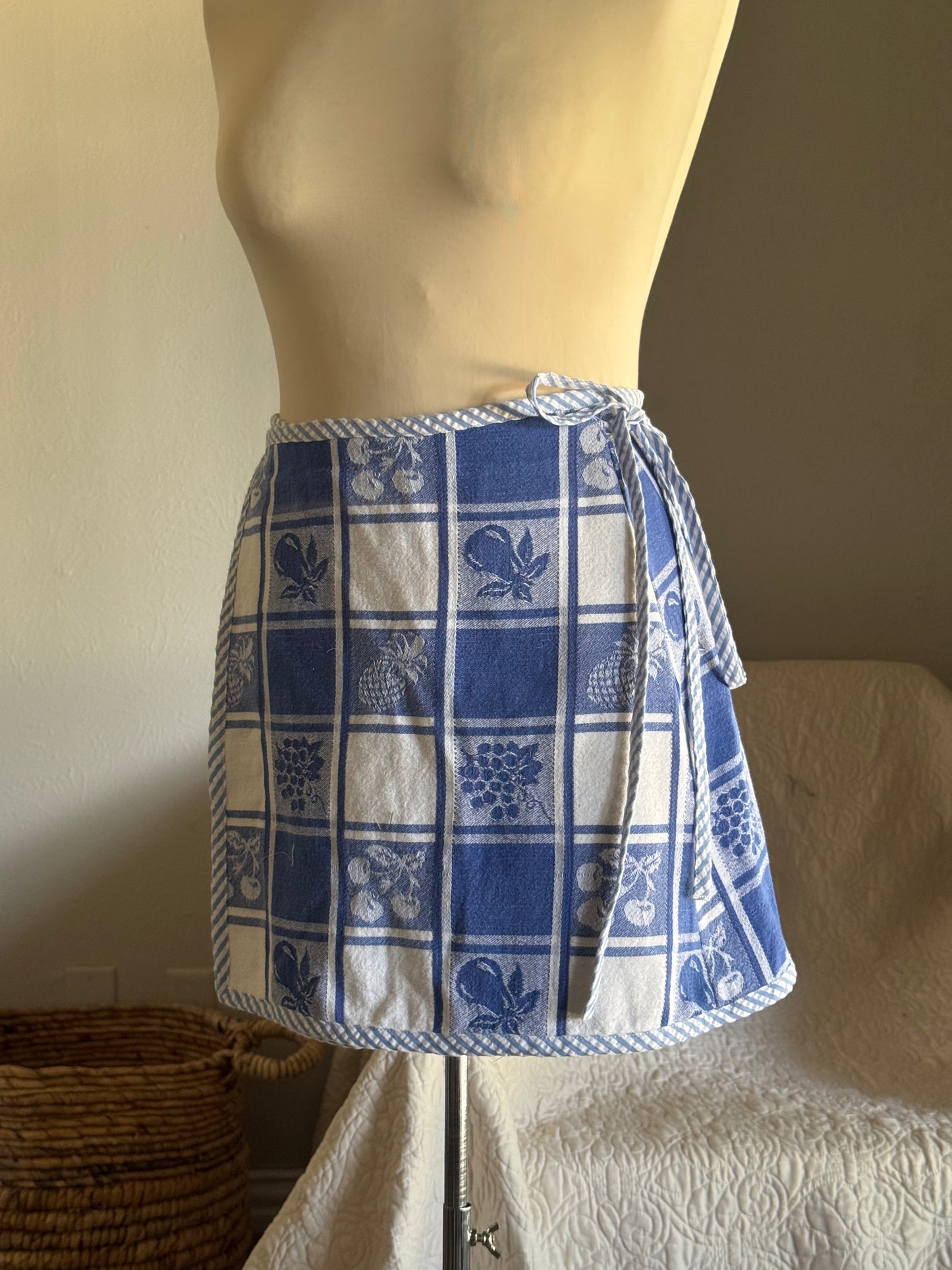 Delaney Handcrafted Vintage Wrap Skirt