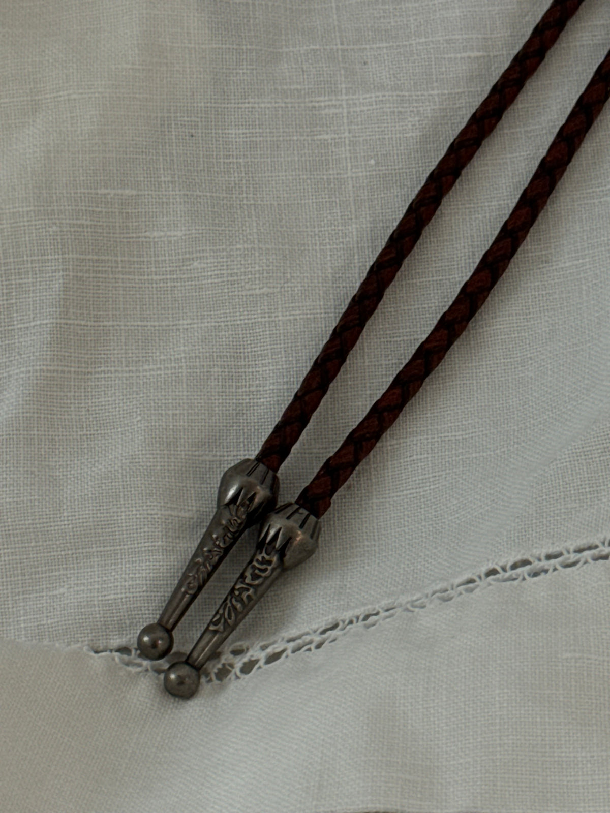 Handcrafted Agate Bolo Tie In Texas Dinosaur￼