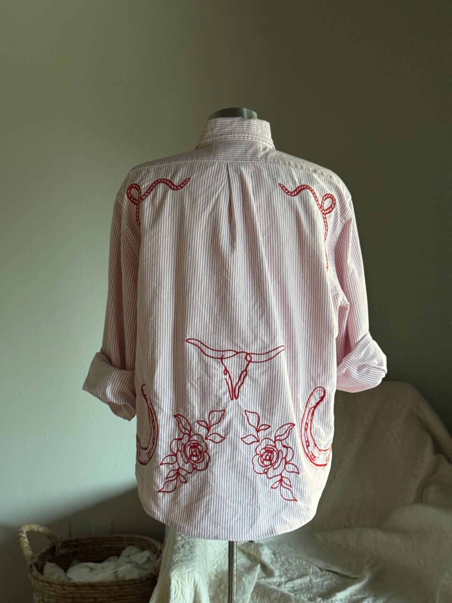 Jackson Handcrafted Embroidered Button Down