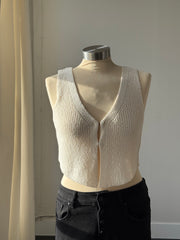 Reagan Vest In Ivory