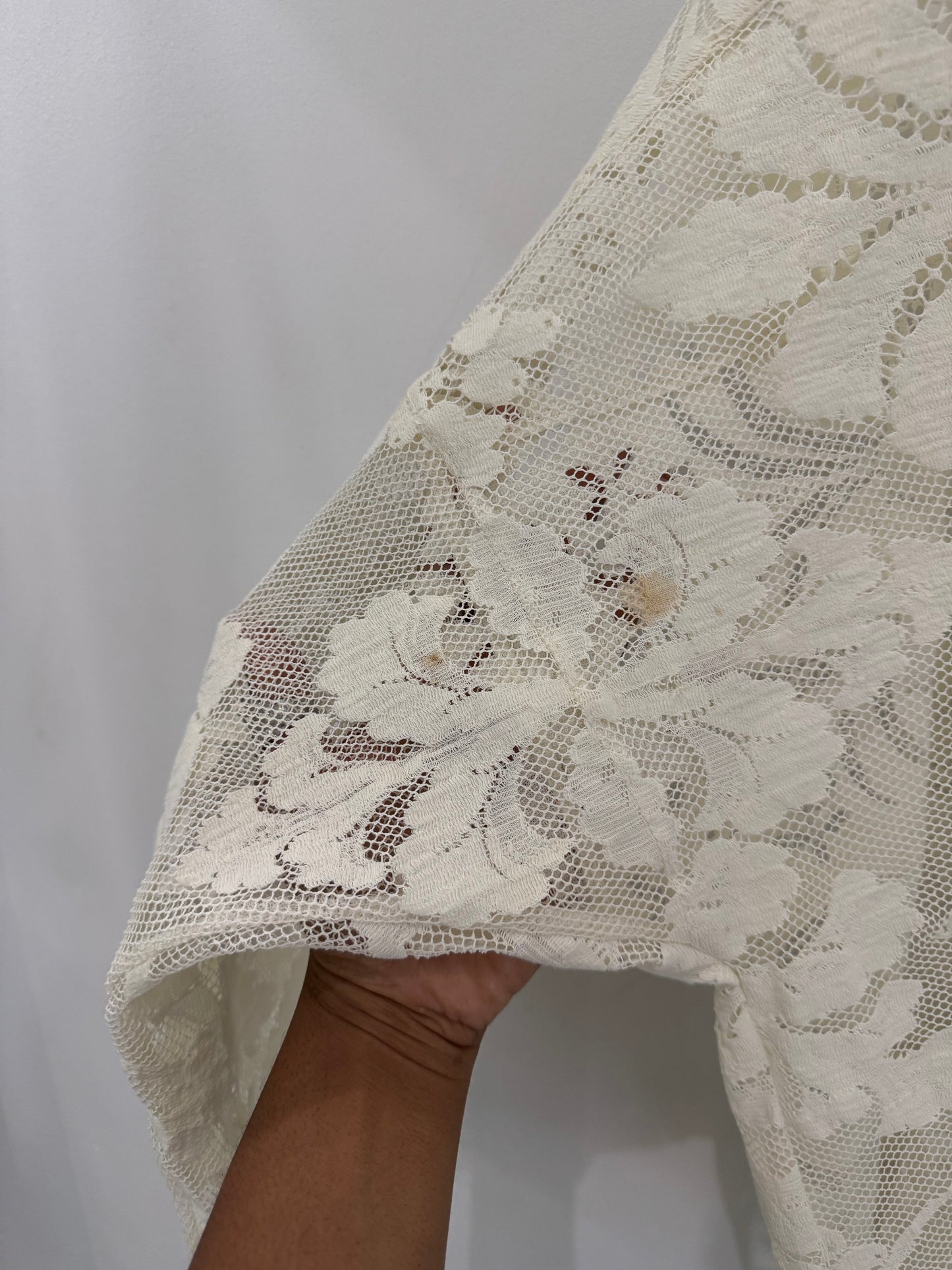 Ladell Handcrafted Vintage Button down Shirt In Vanilla￼