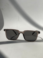 Katie Classic 80s Style Sunglasses In Grey