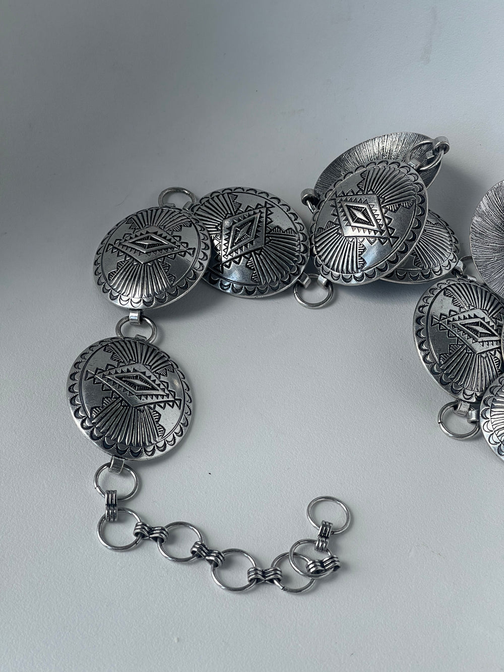 Denton Metal Chain Belt In Silver