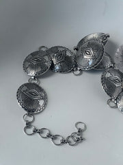 Denton Metal Chain Belt In Silver