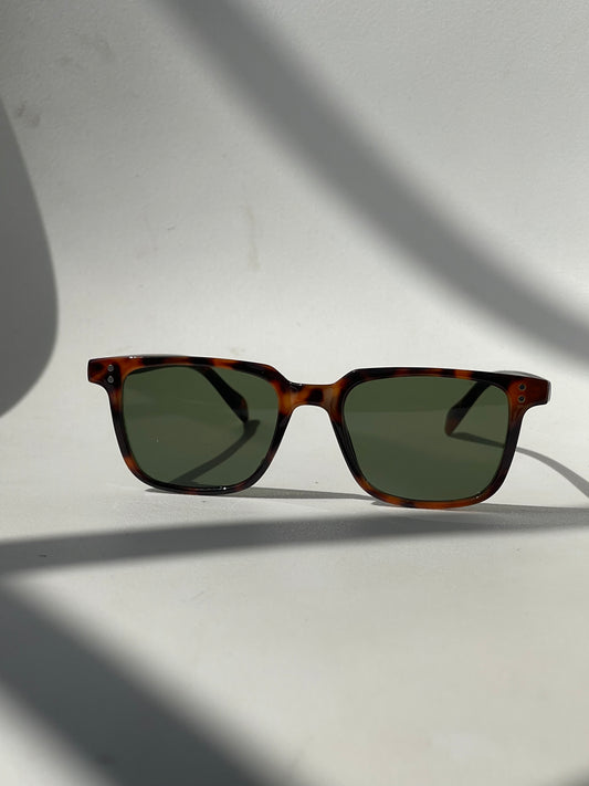Katie Classic 80s Style Sunglasses In Tortoise