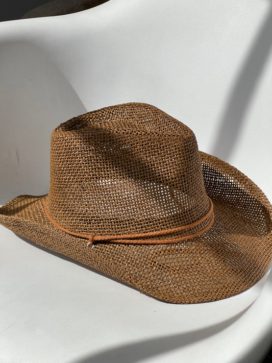 Kyle Straw Cowboy Hat In Brown
