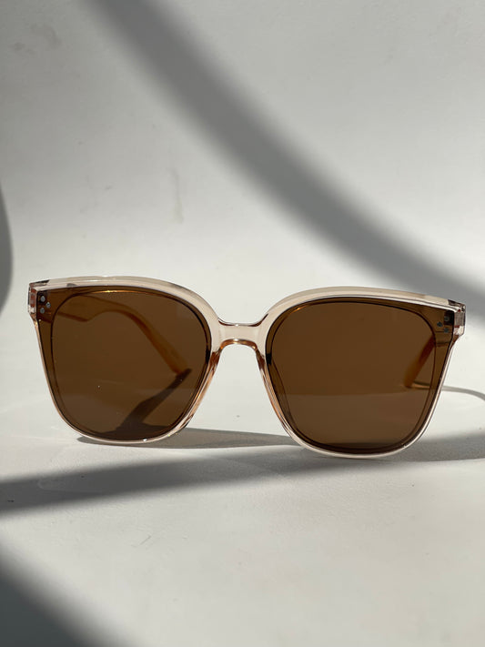 Jenna Classics Square Sunglasses In Peach