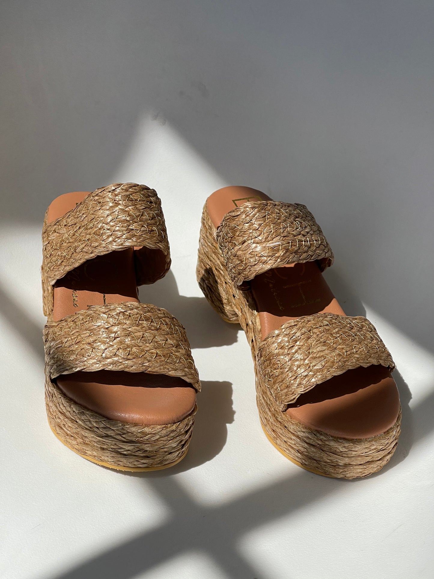 Alice Platform Summer Sandal In Tan