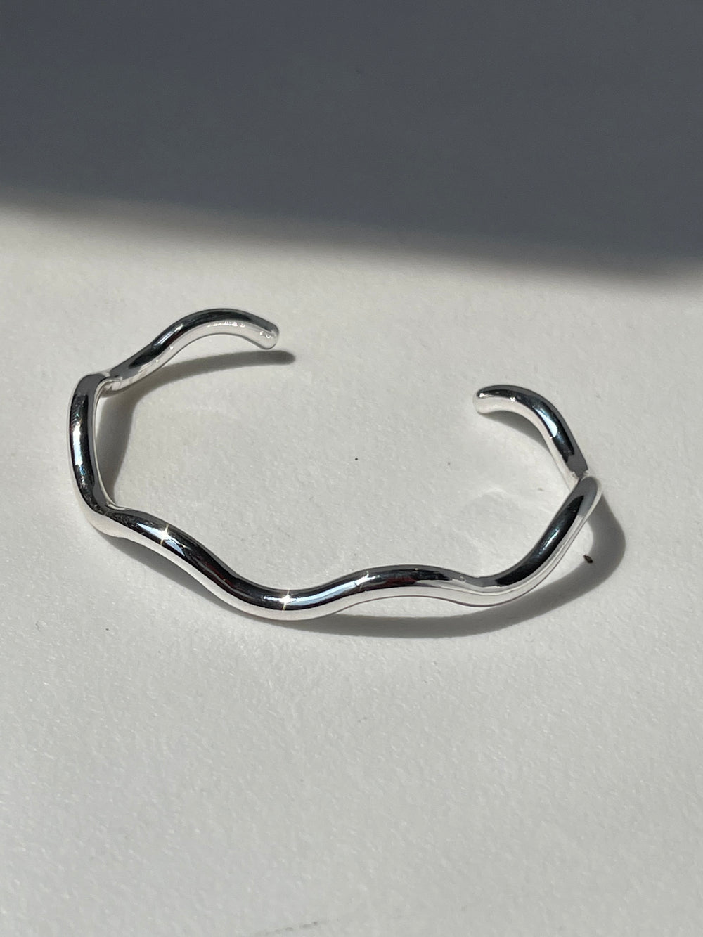 Sonia Classic Wave Cuff Bracelet In Silver