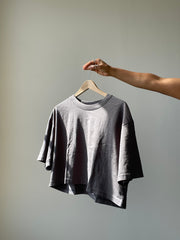 Billy Organic Cotton T Shirt In Ash Grey