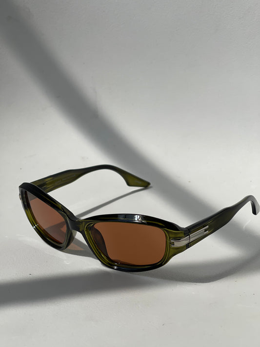 Nolan Ballpark Sunglasses In Olive