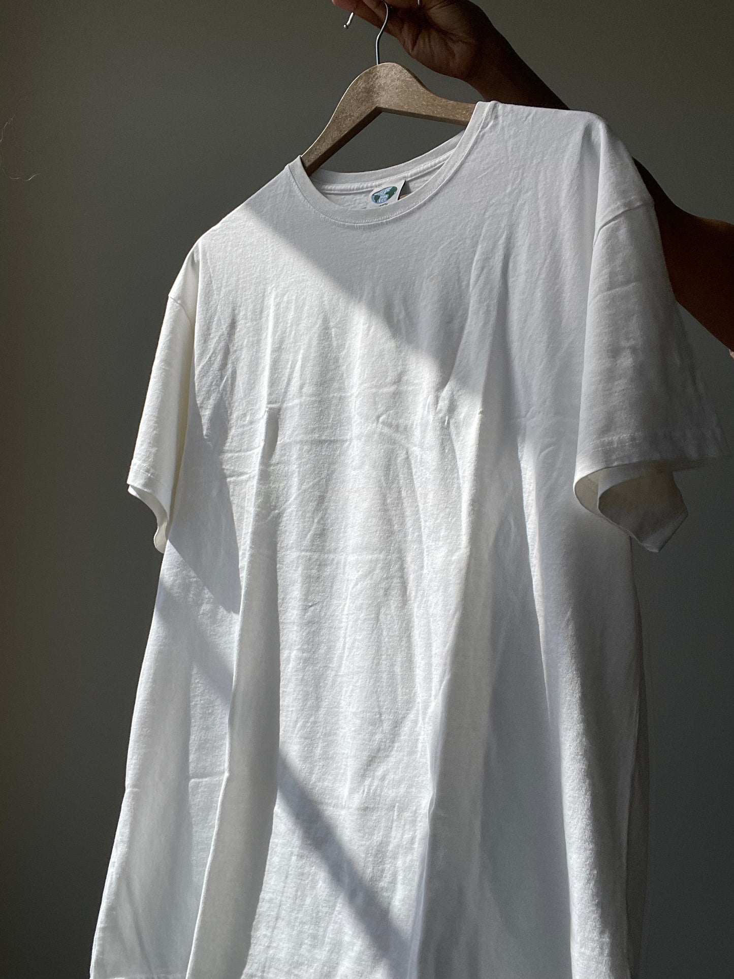 Angels Organic Cotton Oversized Tee In White