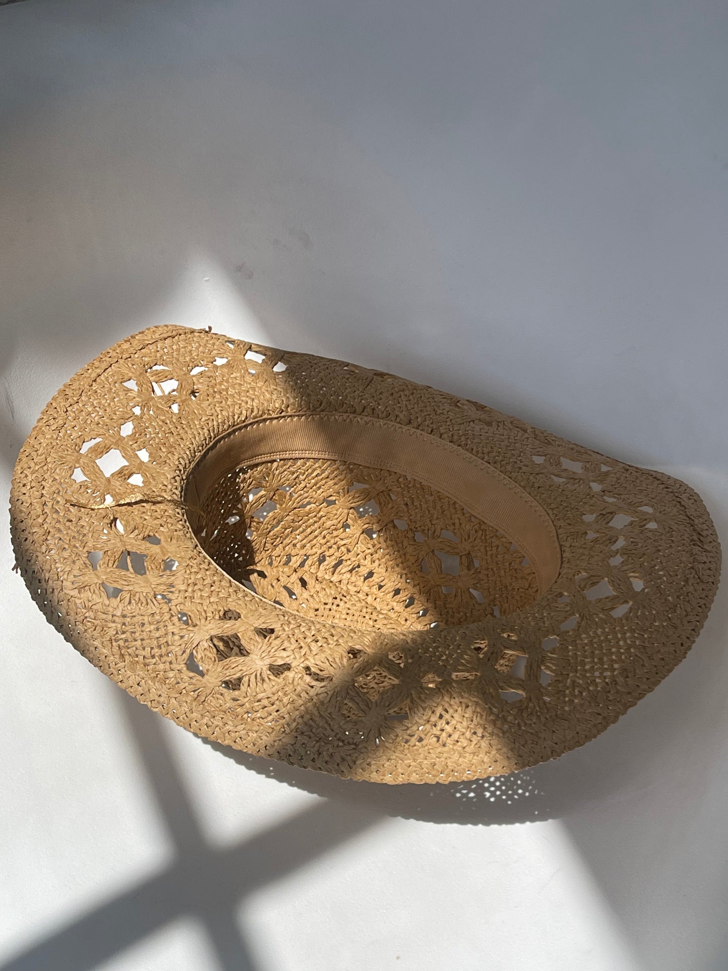 Madison Handmade Summer Cowboy Hat In Tan
