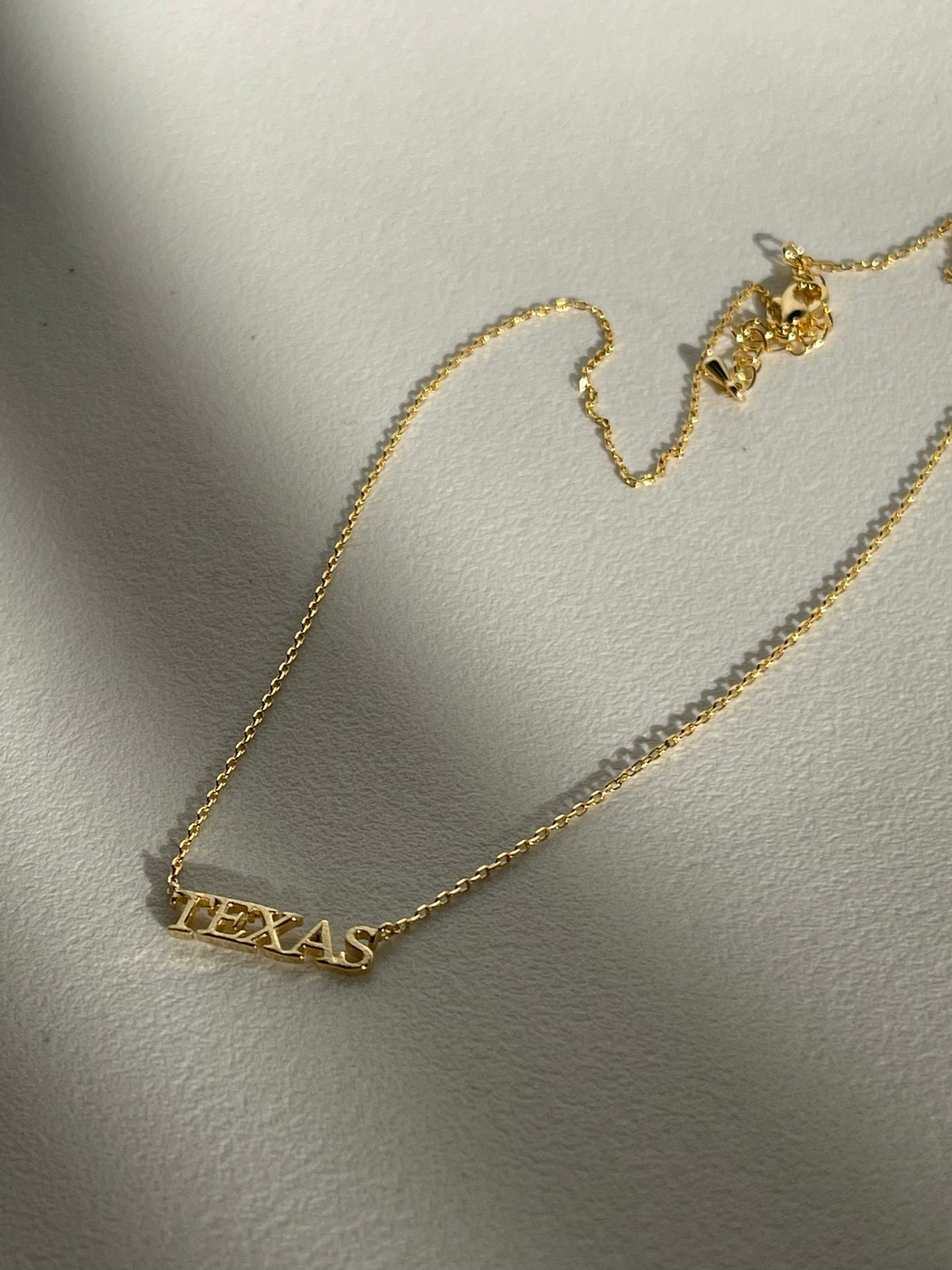 K.A. Texas 18k Gold Dipped Necklace